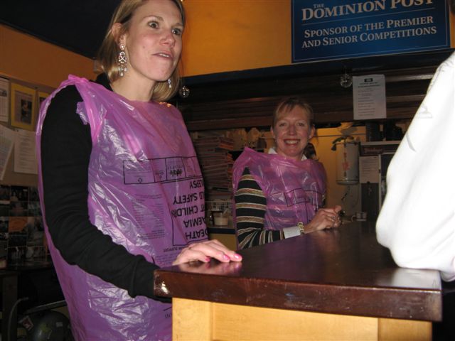 Sarah Lynskey and Leanne England